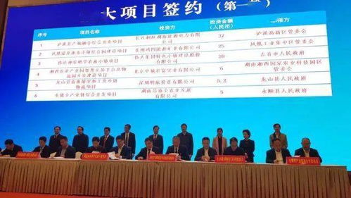 花垣在2021湘西 长沙 农业和商贸物流招商推介会上成功签约这些项目